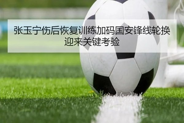 张玉宁伤后恢复训练加码国安锋线轮换迎来关键考验